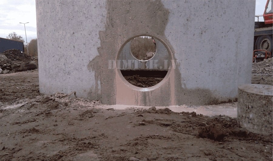 Dimanta urbšana betonā